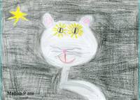 Le chat aux yeux de lumière