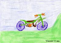 Zinglinglin, la moto verte